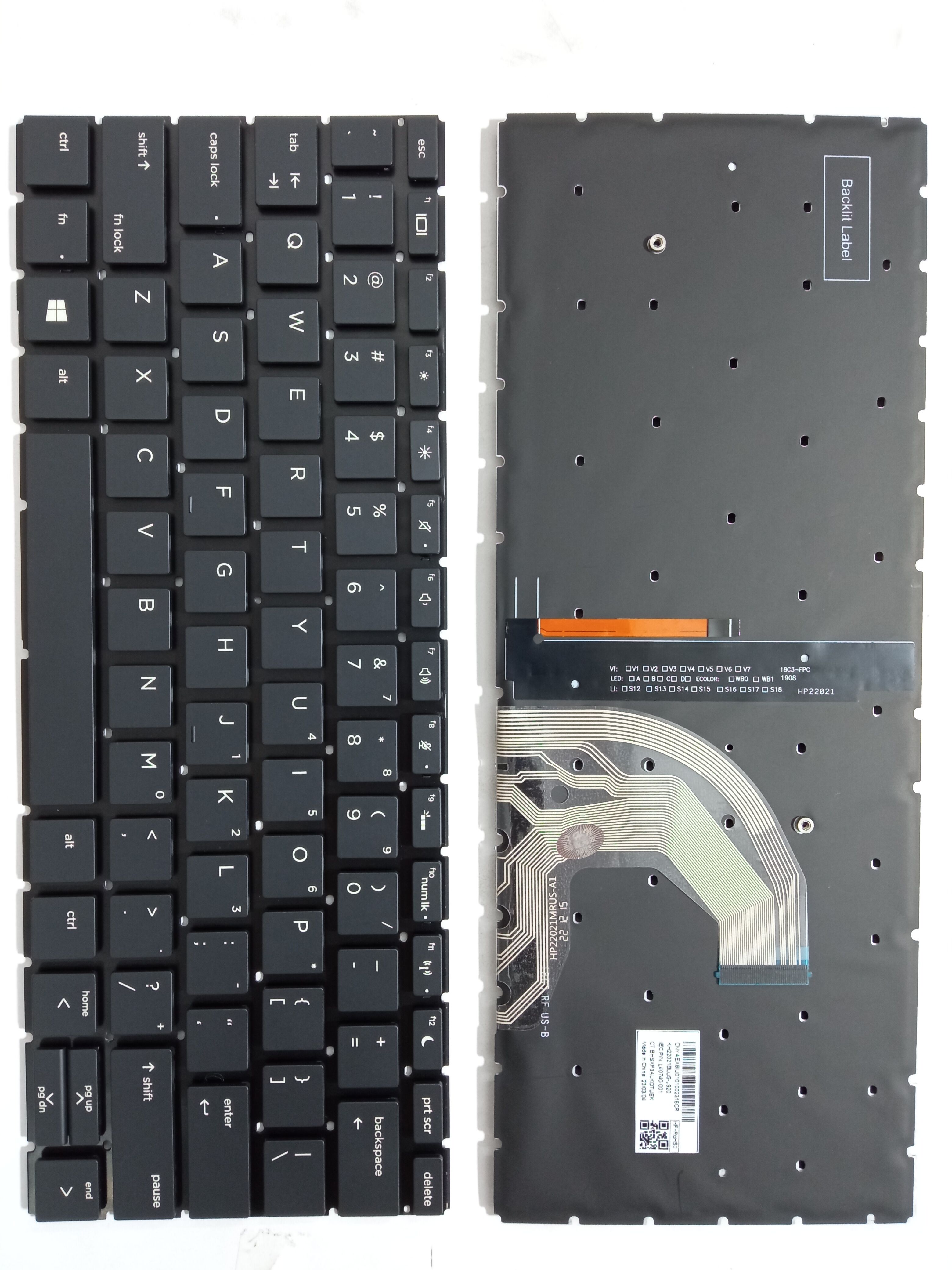 Picture of New Replacement Laptop Keyboard For HP 430G6/435G6/430G7/435G7 BLACK Backlit (OEM) US Layout